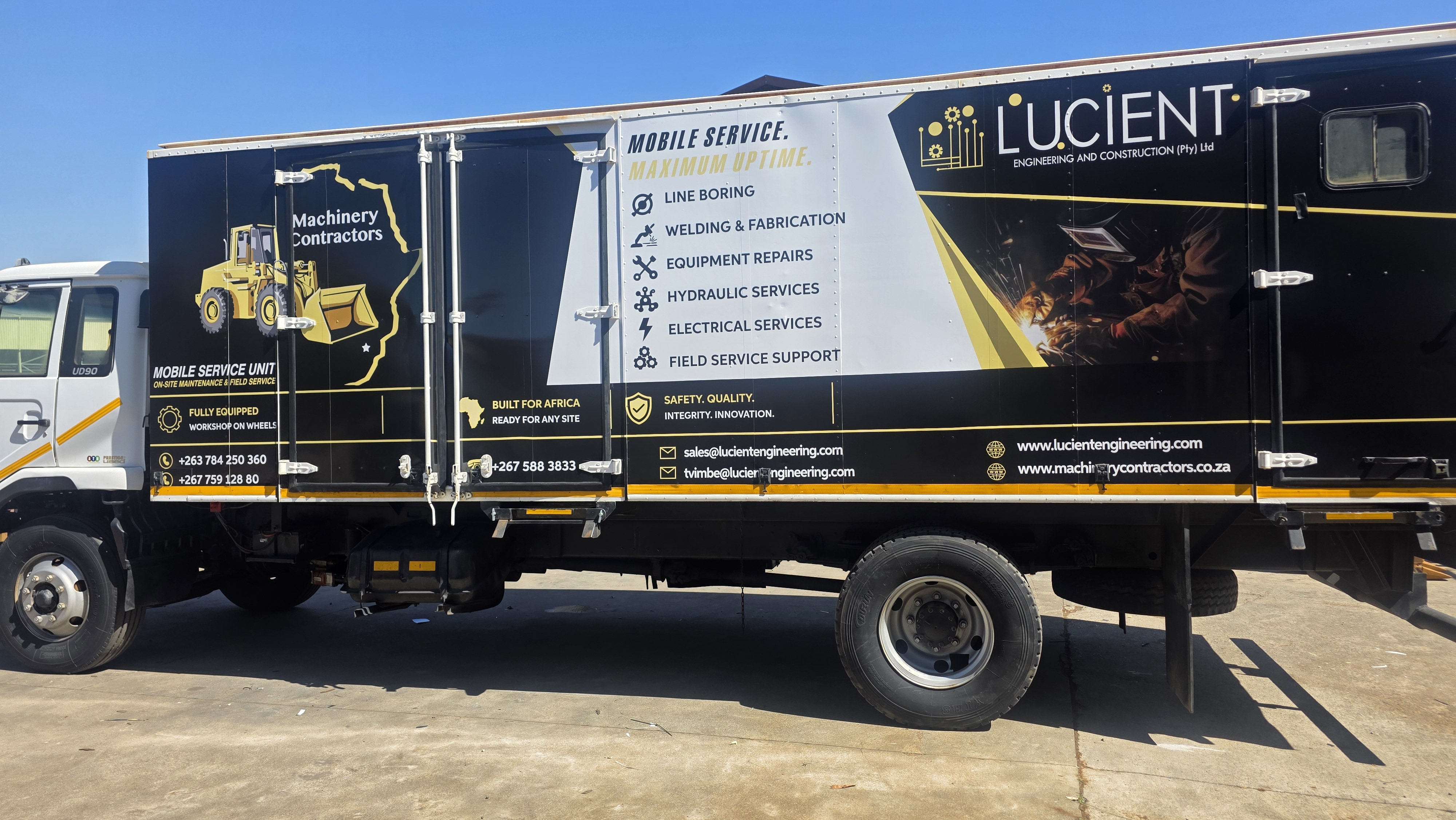 Site service truck